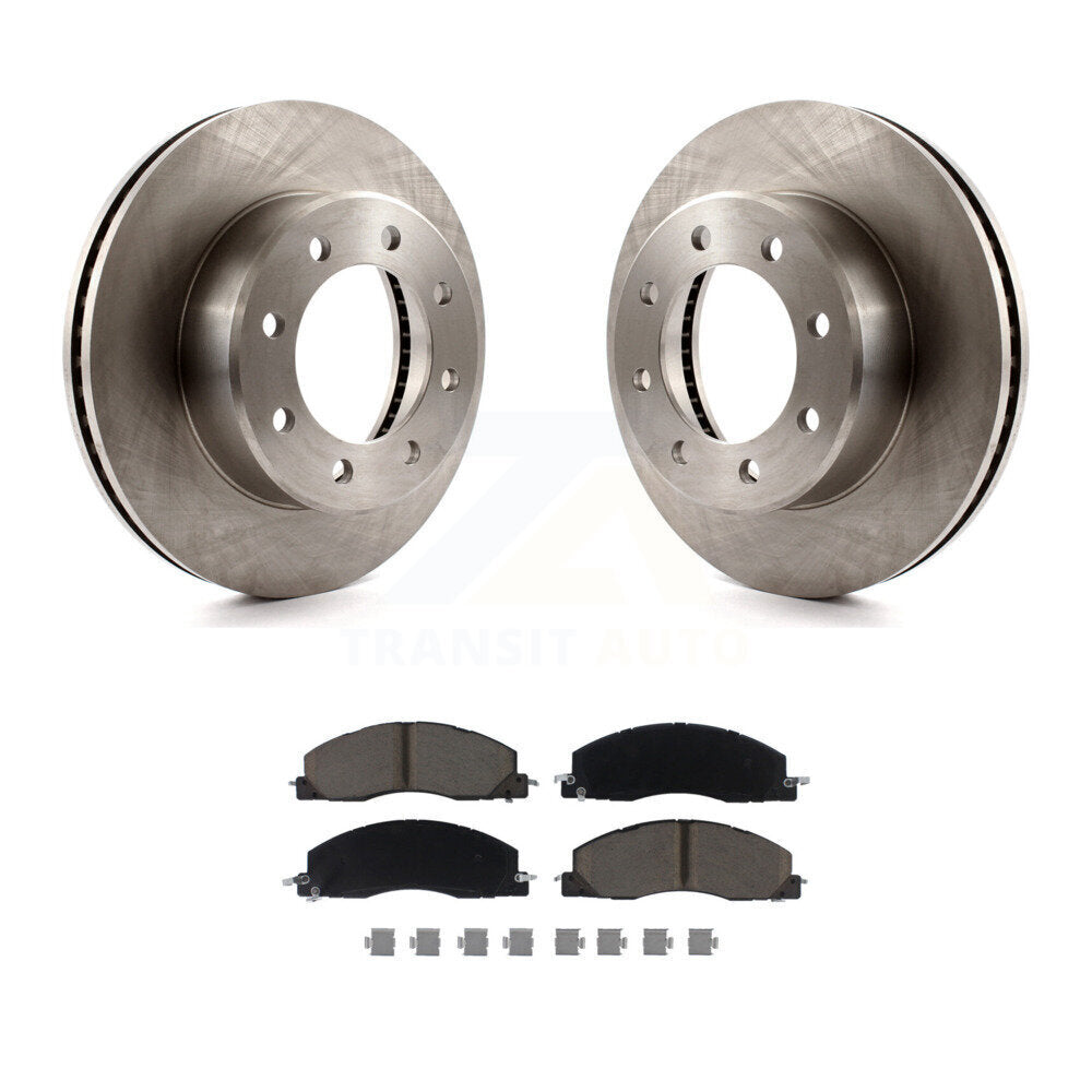 Rotors de frein à disque avant et Kit de plaquettes en céramique pour Ram 3500 2500 1500 Dodge
