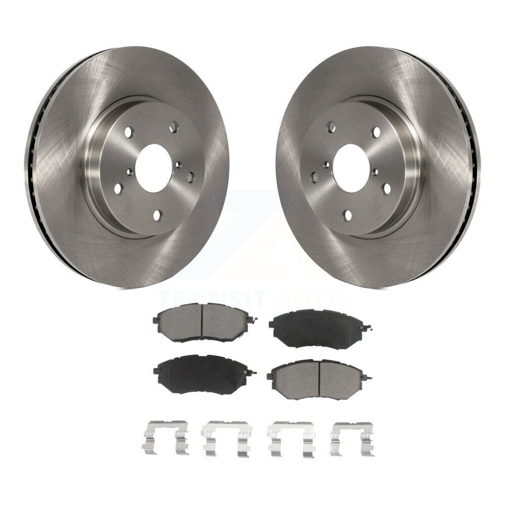Kit de disques de frein à disque avant et plaquettes en céramique pour Subaru Legacy 2015 2,5 L