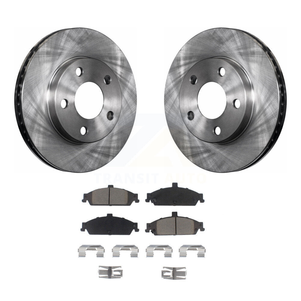 Rotors de frein avant et Kit de plaquettes en céramique pour Pontiac Grand Am Chevrolet Malibu Aler