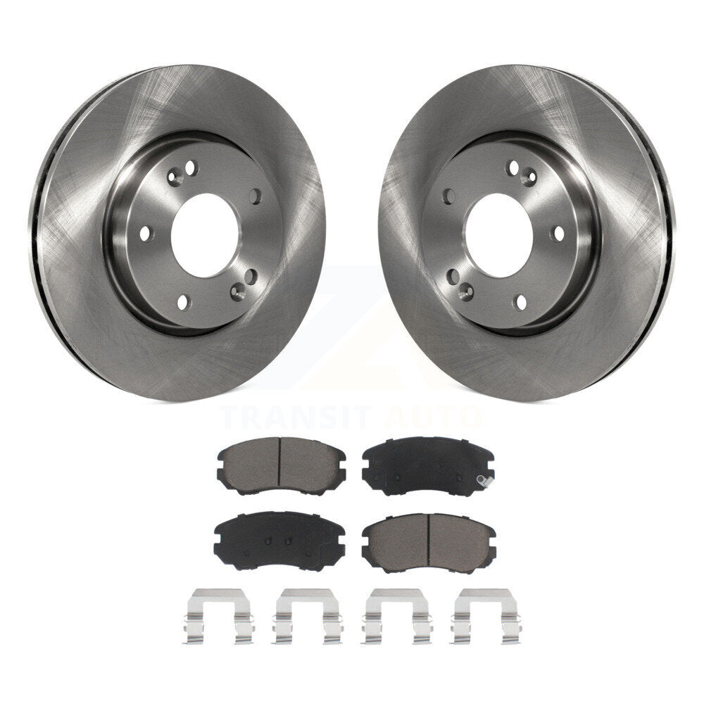 Rotors de frein avant et Kit de plaquettes en céramique, pour Hyundai Kia Sonata Tucson Soul Sportag