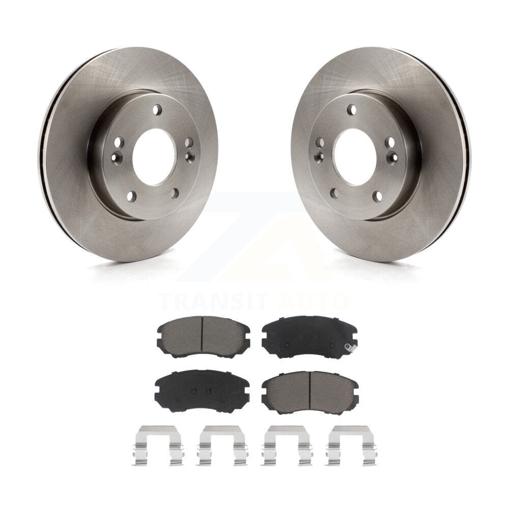 Kit de rotors de frein à disque avant et de plaquettes en céramique pour Kia Soul 2010-2011 1,6 l