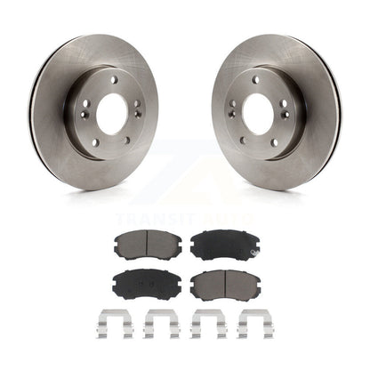 Kit de rotors de frein à disque avant et de plaquettes en céramique pour Kia Soul 2010-2011 1,6 l