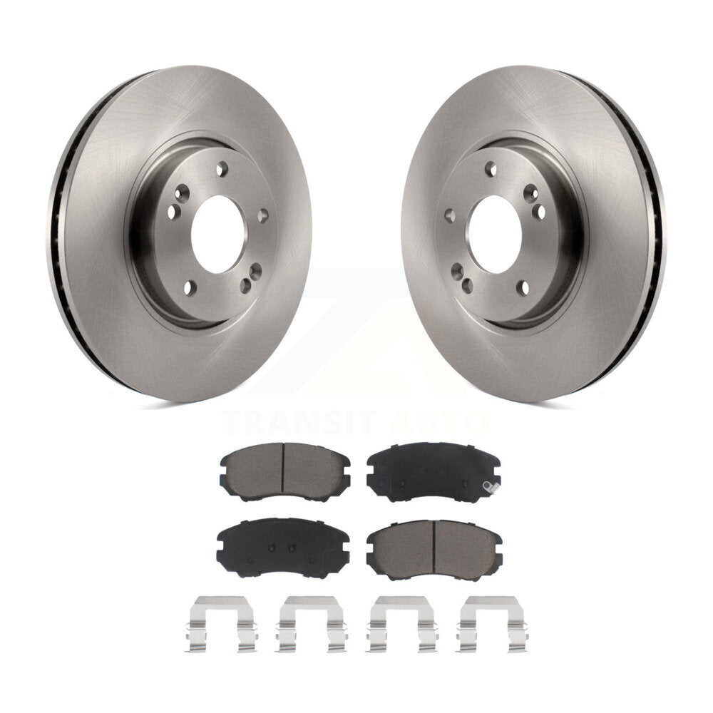 Kit de rotors de frein à disque avant et de plaquettes en céramique pour Hyundai Sonata 3,3 l de 2006 à 2010
