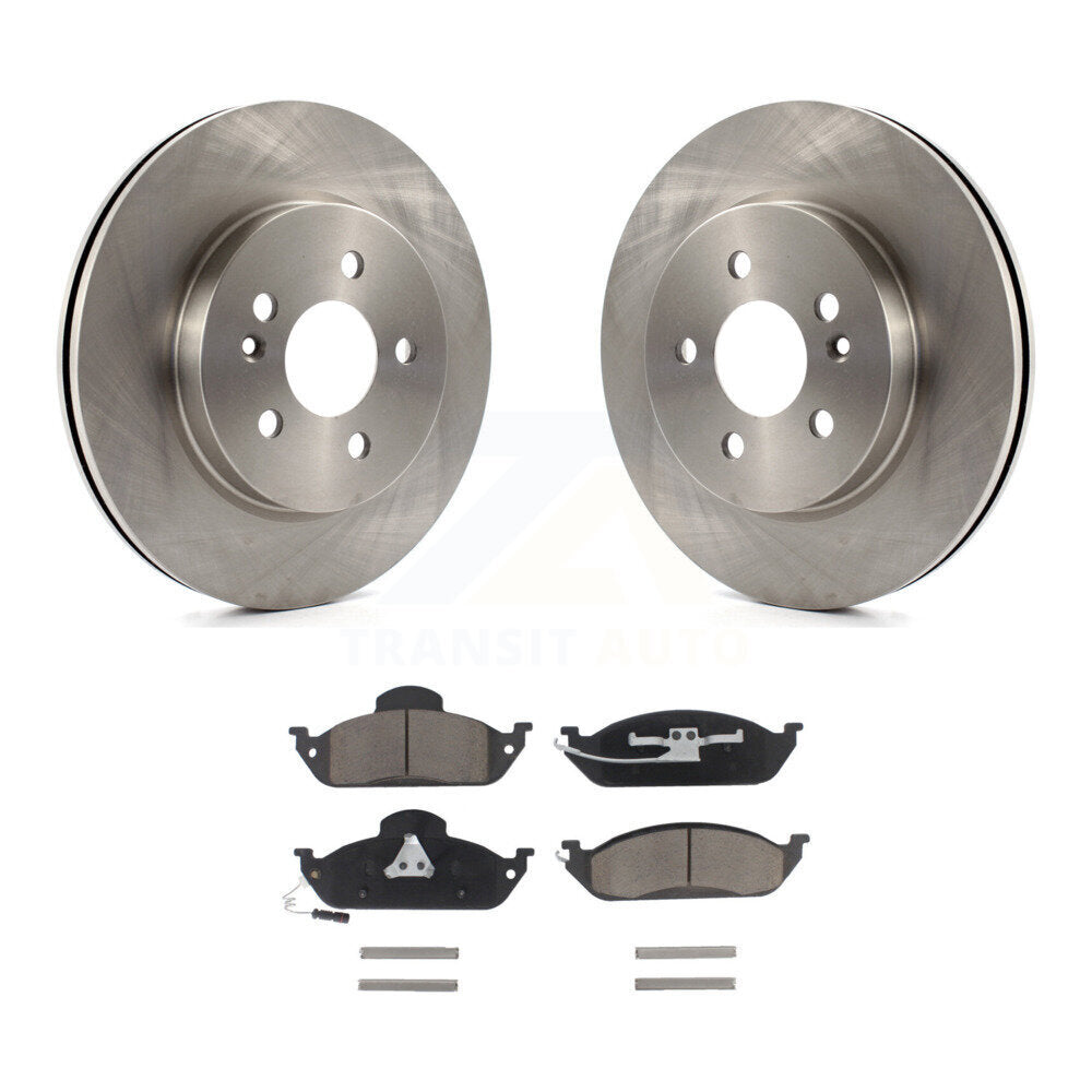 Kit de rotors de frein à disque avant et plaquettes en céramique pour Mercedes-Benz ML320 ML350 ML43