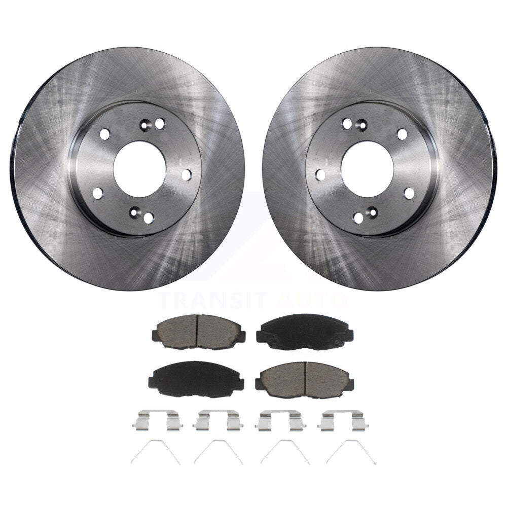 Kit de rotors de frein à disque avant et plaquettes en céramique pour Honda Civic Touring 2014-2015