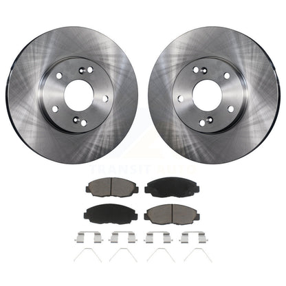 Kit de rotors de frein à disque avant et plaquettes en céramique pour Honda Civic Touring 2014-2015