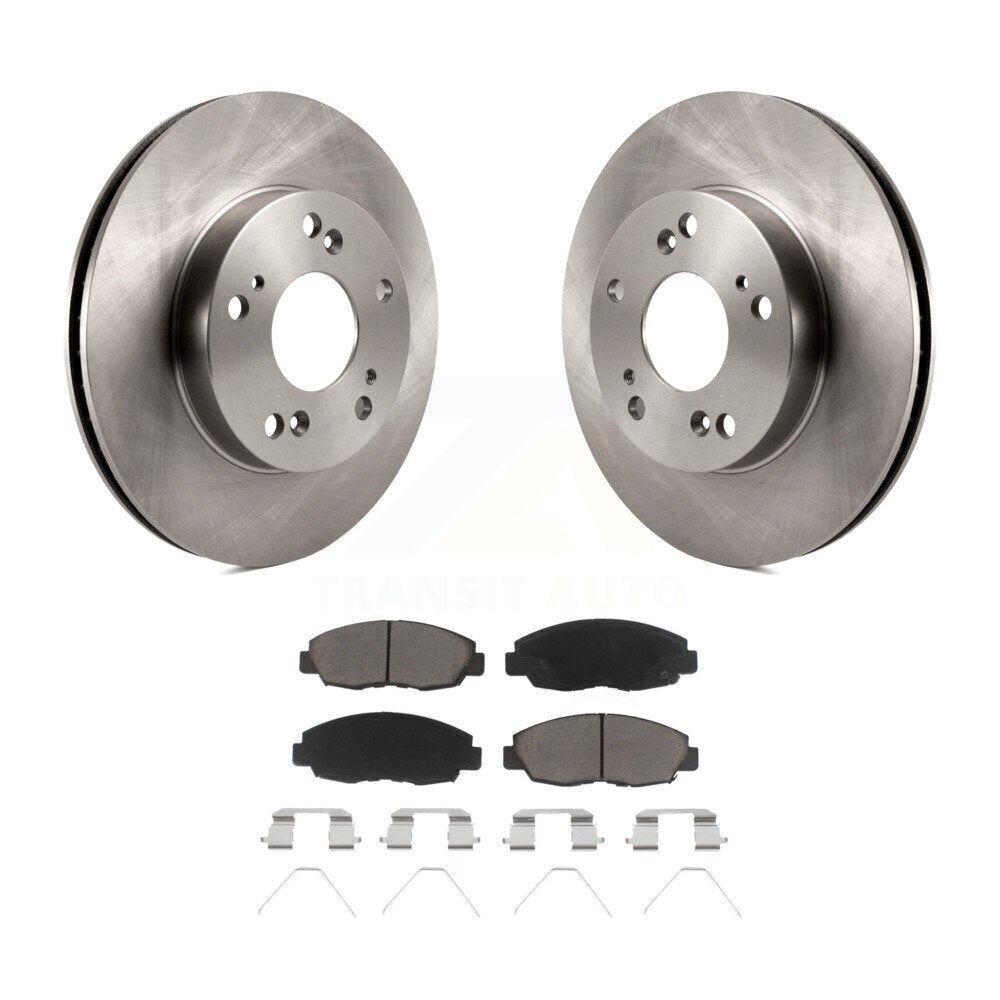 Kit de disques de frein à disque avant et plaquettes en céramique pour Honda Civic K8C-100638