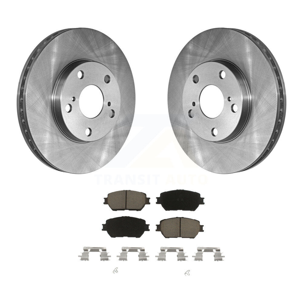 Kit de rotor de frein avant et de plaquettes en céramique pour Toyota Camry de 275 mm de diamètre