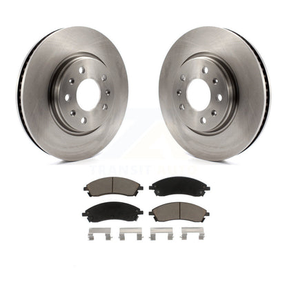Kit de rotors de frein à disque avant et de plaquettes en céramique pour base Cadillac CTS 2006-2007