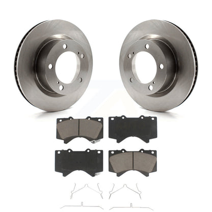 Rotors de frein à disque avant et Kit de plaquettes en céramique pour Lexus LX570 Toyota Land Cruise