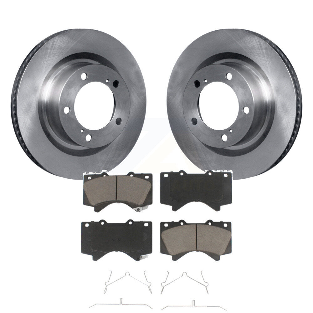 Kit de rotor de frein avant et de plaquettes en céramique, pour Toyota Tundra Sequoia Lexus LX570 Lan