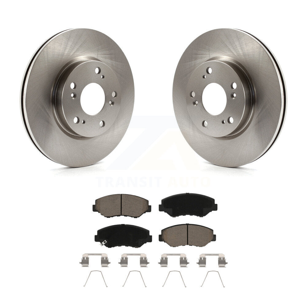 Kit de rotors de frein à disque avant et de plaquettes en céramique pour Acura ILX 2.0L 2013 K8C-100658