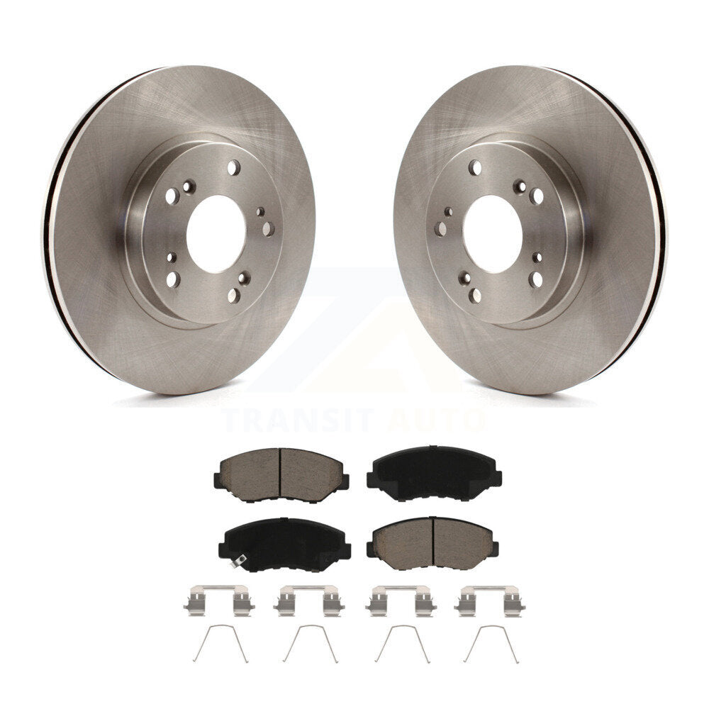 Kit de rotors de frein à disque avant et plaquettes en céramique pour Honda CR-V 2002-2004 K8C-10066