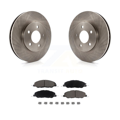 Kit de disques de frein à disque avant et plaquettes en céramique pour Ford Mustang Base 2005-2010