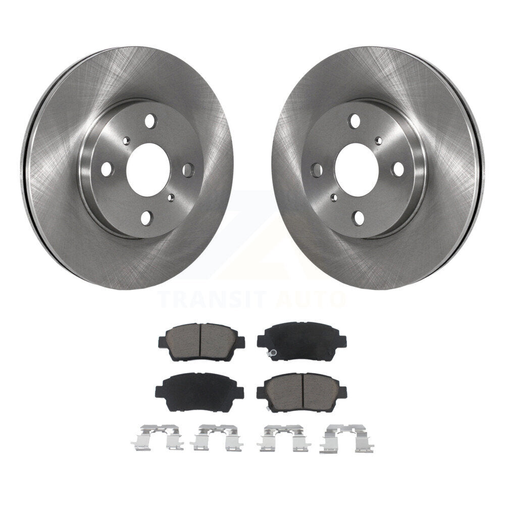 Kit de rotors de frein à disque avant et plaquettes en céramique pour Scion xB xA 2004-2006