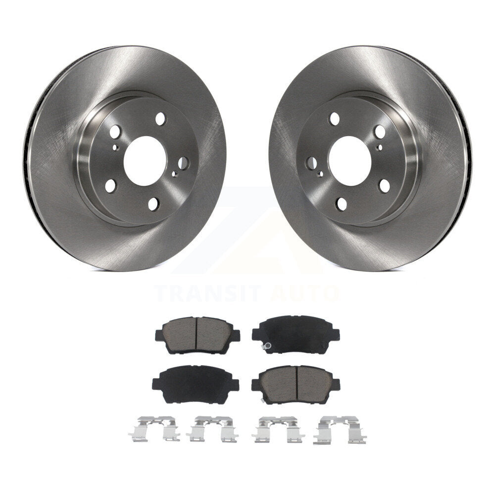 Kit de rotors de frein à disque avant et plaquettes en céramique pour Toyota Prius 2004-2009
