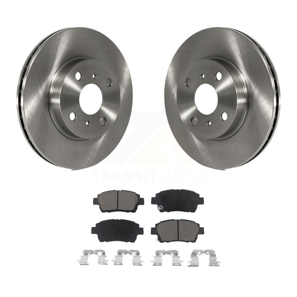 Kit de rotors de frein à disque avant et plaquettes en céramique pour Toyota Prius 2001-2003