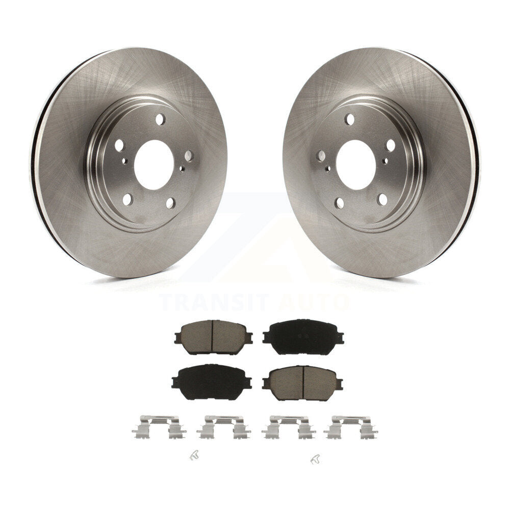 Kit de rotors de frein à disque avant et de plaquettes en céramique pour Toyota Camry K8C-100683