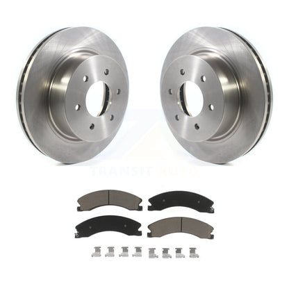 Kit de disques de frein à disque avant et plaquettes en céramique pour Nissan TITAN XD 2016 – 2024