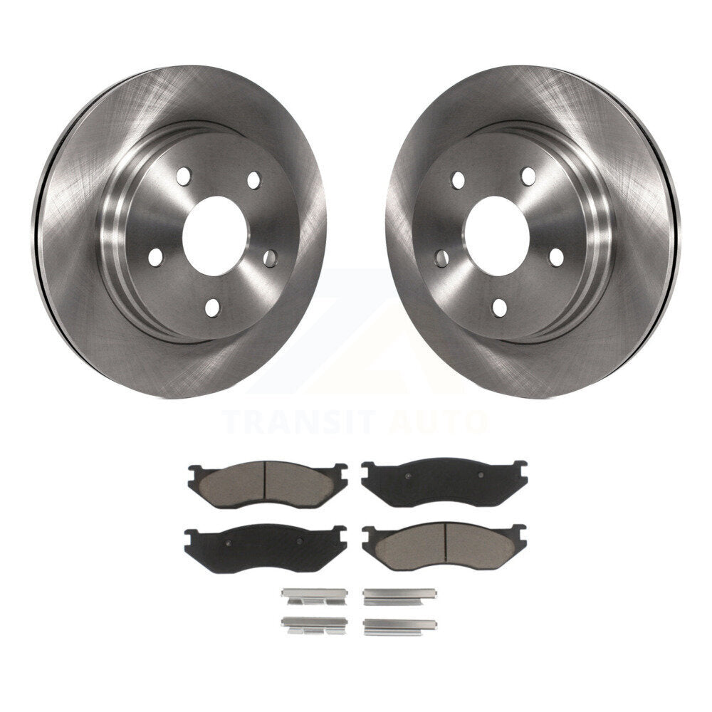 Kit de rotors de frein à disque avant et plaquettes en céramique pour Dodge Ram 1500 Durango