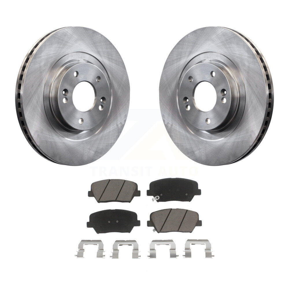 Rotors de frein à disque avant et Kit de plaquettes en céramique, pour Hyundai Santa Fe Sport Kia Sorent