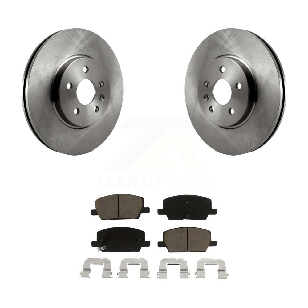 Rotors de frein à disque avant et Kit de plaquettes en céramique pour Buick Encore Chevrolet Trax