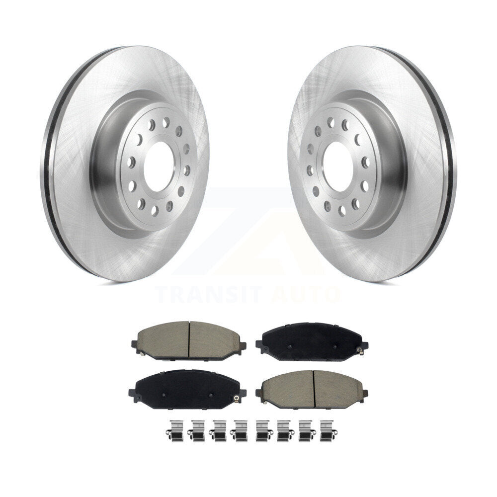 Kit de disques de frein à disque avant et plaquettes en céramique pour Ram 1500 K8C-100699