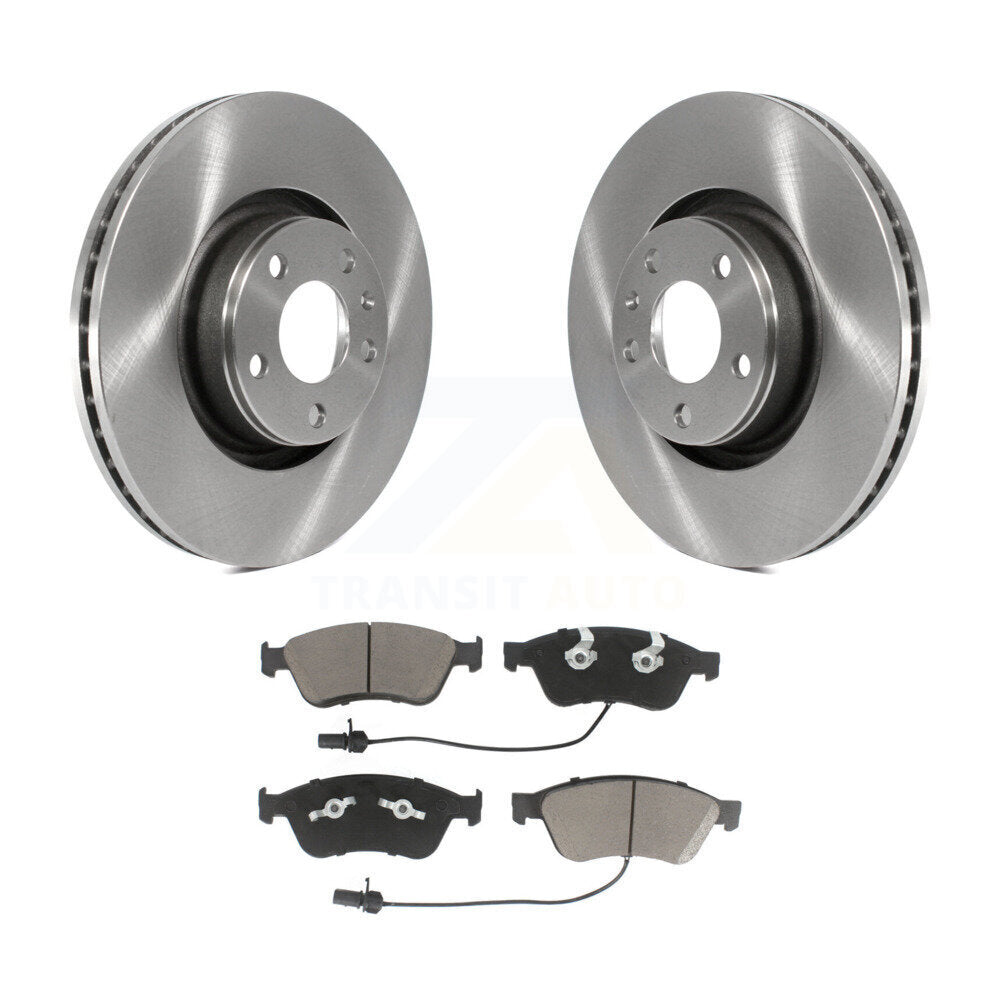 Kit de disques de frein à disque avant et plaquettes en céramique pour Audi A8 Quattro K8C-100706