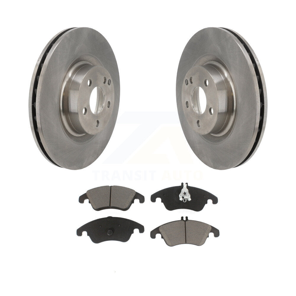Kit de rotors de frein à disque avant et plaquettes en céramique pour Mercedes-Benz E400 E550 C250