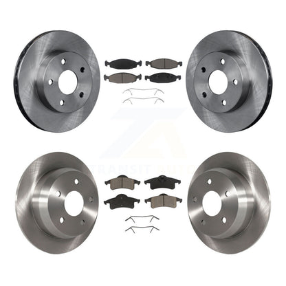 Kit de rotors de frein à disque avant et arrière et plaquettes en céramique pour Jeep Grand Cherokee