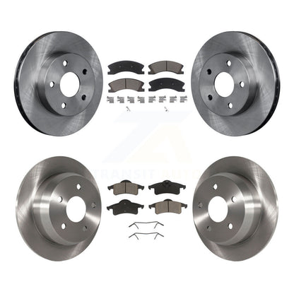 Kit de rotors de frein à disque avant et arrière et plaquettes en céramique pour Jeep Grand Cherokee