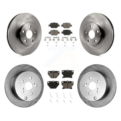 Kit de rotors de frein à disque avant et arrière et plaquettes en céramique pour Toyota Celica K8C-100720