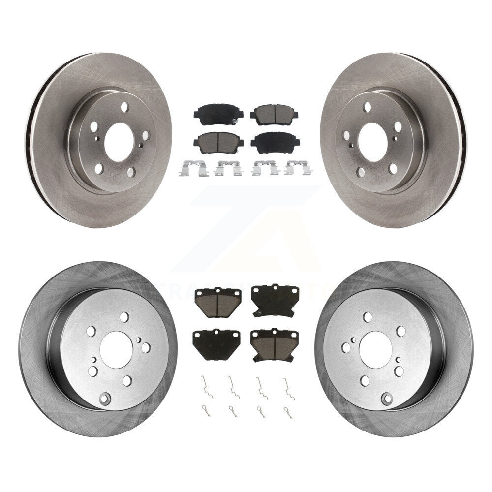 Kit de rotors de frein à disque avant et arrière et plaquettes en céramique pour Toyota Celica GT 2000