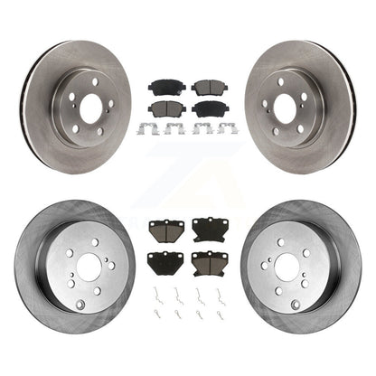 Kit de rotors de frein à disque avant et arrière et plaquettes en céramique pour Toyota Celica GT 2000