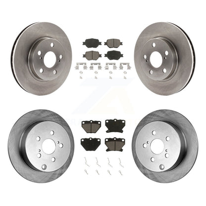 Kit de rotors de frein à disque avant et arrière et plaquettes en céramique pour Toyota Celica GT 2001