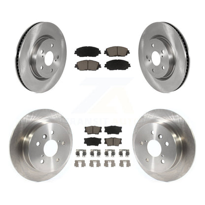Kit de rotors de frein à disque avant et arrière et plaquettes en céramique pour Toyota Camry K8C-100731
