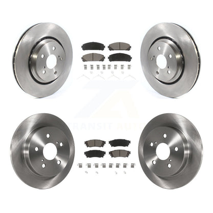 Kit de rotors de frein à disque avant et arrière et plaquettes en céramique pour Toyota Camry Avalon TRD
