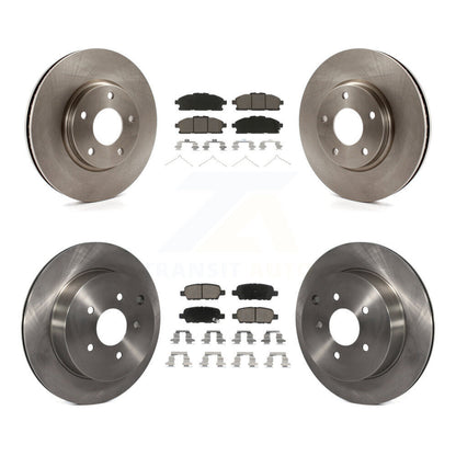 Kit de rotors de frein à disque avant et arrière et plaquettes en céramique pour Nissan Quest 2011-2017