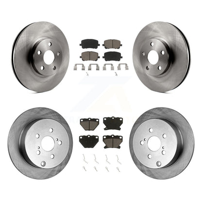 Rotors de frein avant et arrière et Kit de plaquettes en céramique, pour Toyota Matrix Corolla Pontiac Vib