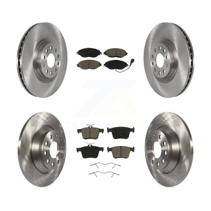 Kit de rotors de frein à disque avant et arrière et plaquettes en céramique, pour Volkswagen Tiguan Jetta