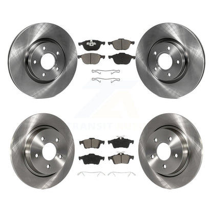 Kit de rotors de frein à disque avant et arrière et plaquettes en céramique, pour Volvo S40 C30 V50 C70