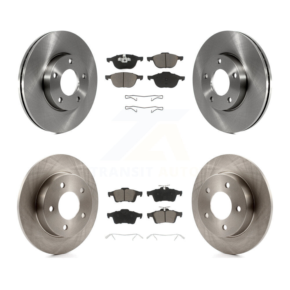 Kit de rotors de frein à disque avant et arrière et plaquettes en céramique pour Mazda 3 Sport K8C-100745