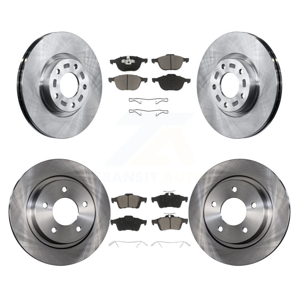 Kit de rotors de frein à disque avant et arrière et plaquettes en céramique pour Mazda 3 Sport K8C-100746