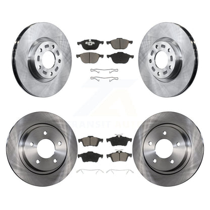 Kit de rotors de frein à disque avant et arrière et plaquettes en céramique pour Mazda 3 Sport K8C-100746