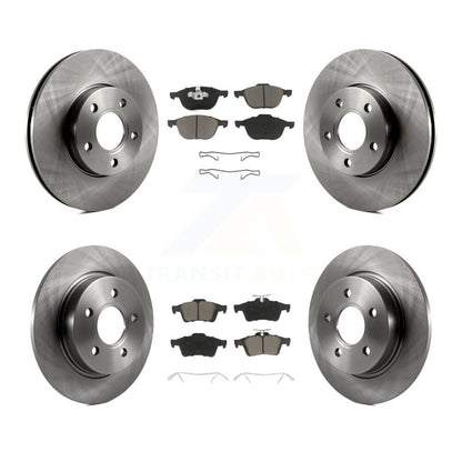Kit de rotors de frein à disque avant et arrière et plaquettes en céramique pour Ford Focus K8C-100747