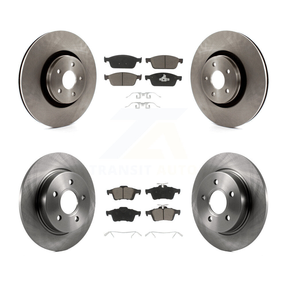 Kit de plaquettes en céramique pour rotors de frein avant et arrière, pour Ford Focus avec Roto de 335mm de diamètre