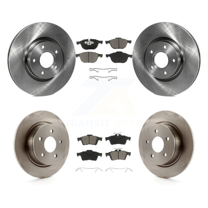 Kit de rotors de frein à disque avant et arrière et plaquettes en céramique pour Ford Escape C-Max
