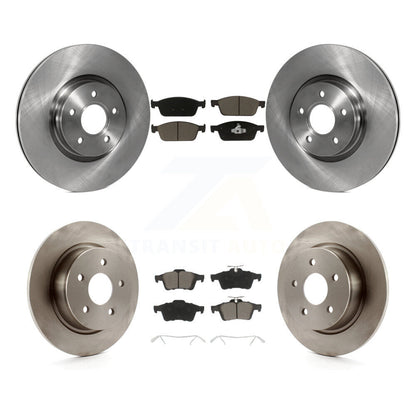 Rotors de frein à disque avant et arrière et Kit de plaquettes en céramique pour Ford Escape Transit Connect