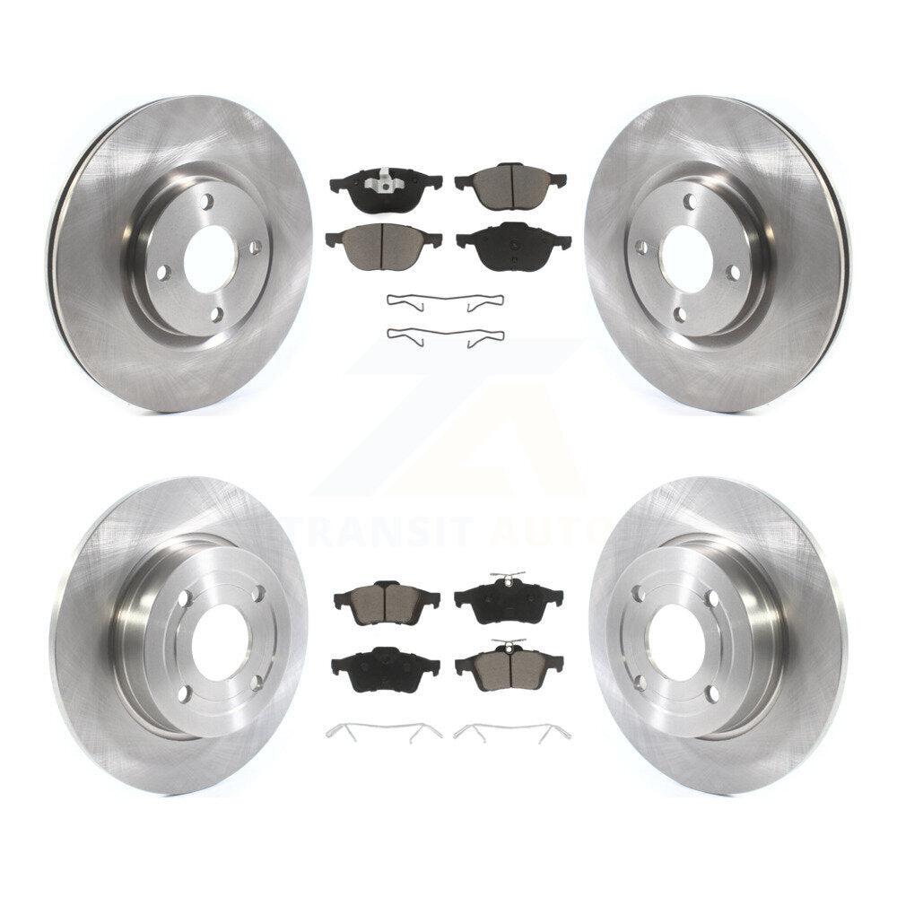 Rotors de frein à disque avant et arrière et kit de plaquettes en céramique pour Ford EcoSport FW 2018 – 2021