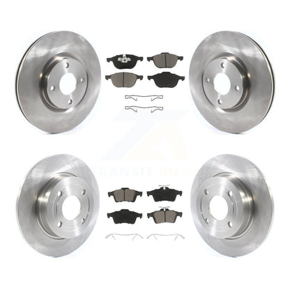 Rotors de frein à disque avant et arrière et kit de plaquettes en céramique pour Ford EcoSport FW 2018 – 2021